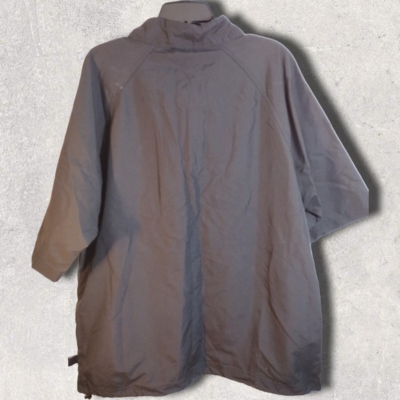 New Charles River Apparel Men's Windshirt, Black, Size L, Polyester with Pockets - Picture 2 of 11